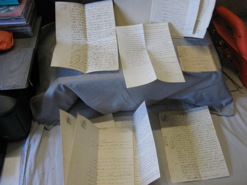 Lot documents manuscrits