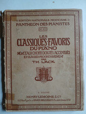 TH. LACK - 6e volume - Les classiques favoris du piano