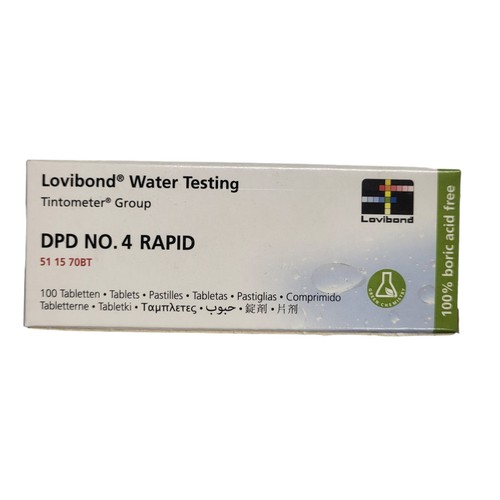 Pastilles lovibond dpd4 pour - lovibond,