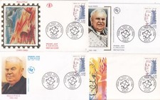 Lot de 4 Enveloppes 1er Jour