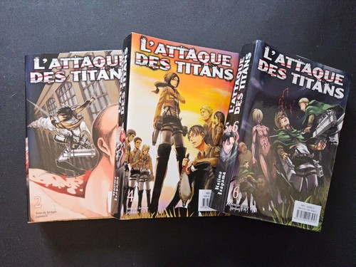 Lot mangas attaque - lot, des