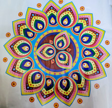 @ Sol Art Beau Diya Rangoli