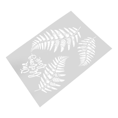 Pochoir feuille pour peindre