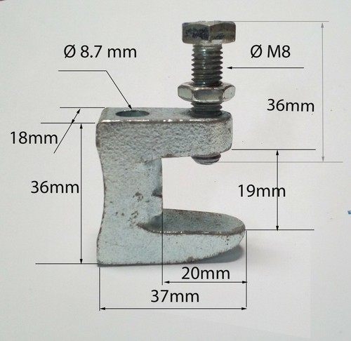 Support pince suspension - de, /