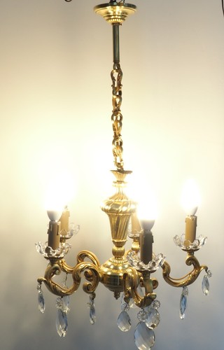 Lustre bronze massif - en, avec