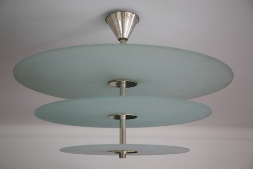 Lustre moderniste métal - lustre,
