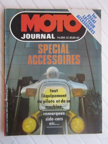 Moto journal 385 - n°, /spécial