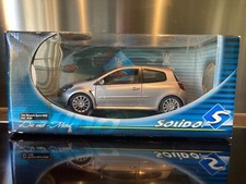 RARE RENAULT CLIO III 3 RS SPORT 2006 GRIS MAKAHA SCALE 1/18 SOLIDO 8195