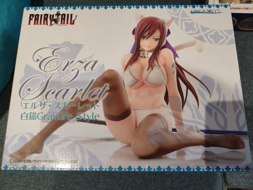 Figurine erza scarlet white - figurine,