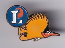 RARE PINS PIN'S .. ANIMAL POISSON FISH AQUARIUM TROPICAL HYPERMARCHE LECLERC ~EZ