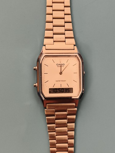 Montre casio quartz double - quartz,