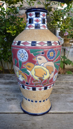 Vase art deco signé amphora - vase,