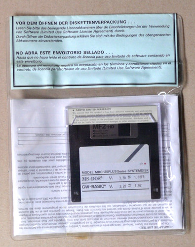 Sanyo disquette mise en - sanyo,