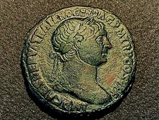 EMPIRE ROMAIN - TRAJAN  (98 -117) - MEDAILLE  TYPE  PADOUAN (32,0 MM)/ (21,6 GR)