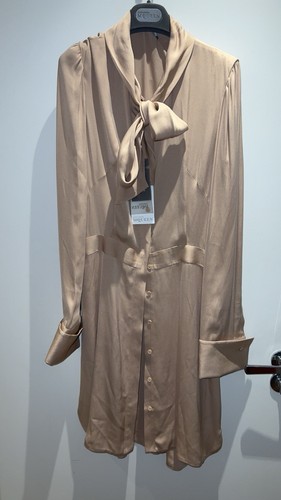 Alexander mcqueen beige satin - alexander,