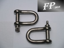 Manille droite 6mm libre - droite,