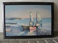 PEINTURE A HUILE S/ TOILE -