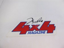 AUTOCOLLANT / STICKER  Vintage JE LIS 4X4 MAGAZINE / I READ 4X4 MAGAZINE / TOP !