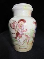 ANCIEN MOUTARDIER LUNEVILLE MALBROUGH 10 cm POT à MOUTARDE 19 eme mustard