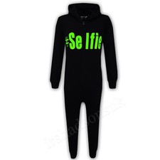 Enfants Garçons # Selfie Noir & Vert A2Z Combinaison one piece Été Pyjamas