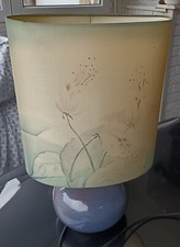 Lampe peinture sur soie - sur, "soie"