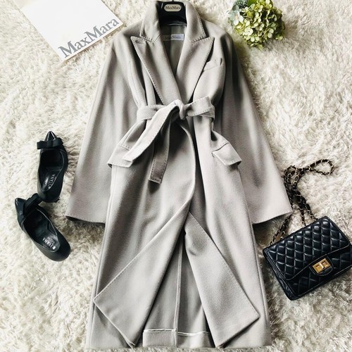 Manteau long maxmara gris - long,