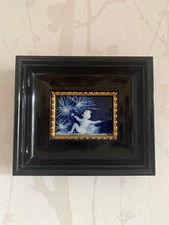 Tableau ancien porcelaine de