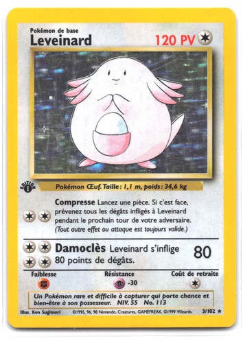 Carte pokémon leveinard 102 - pokémon,