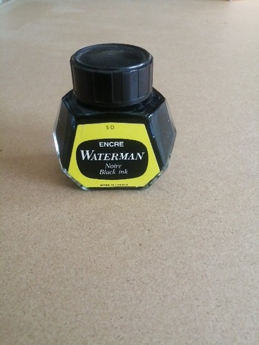 Flacon encre waterman - flacon, d’encre