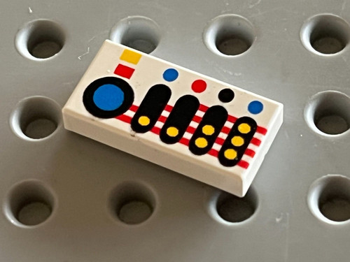 Lego tile 1x2 with controls - lego,