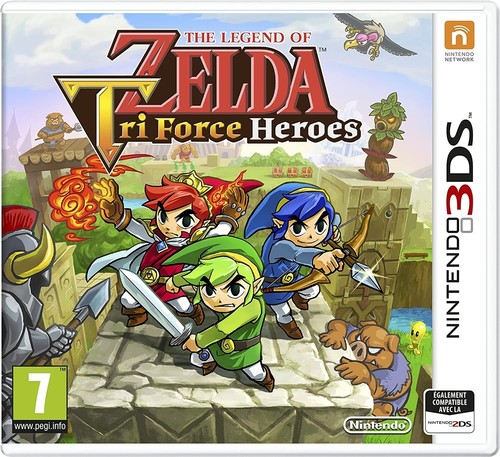 Zelda tri force heroes - jeu, 3ds