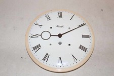 en l'état non testé horloge murale mécanique cadran céramique émaillée kienzle