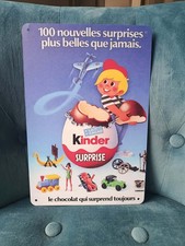 Plaque métal kinder chocolat