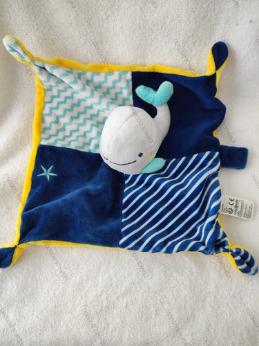 Doudou plat carré gemo - doudou,