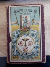 GRAND ETTEILLA ancien Tarot Egyptien  GRIMAUD 78 cartes