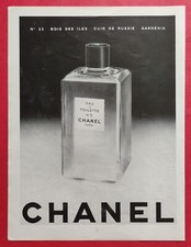 Publicité de presse 1953 Parfum Eau de toilette N° 5 de CHANEL Paris N°22 etc