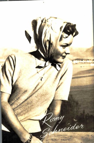 Romy schneider carte postale - *,