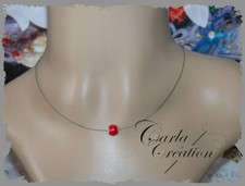 Collier De Perle Rouge  Nacré
