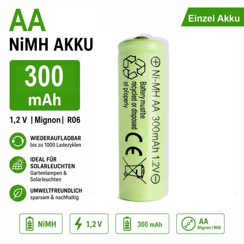 300mah mh nimh - aa, ni-mh