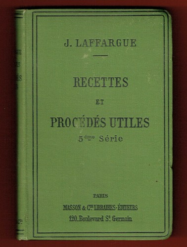 Recettes procédés utiles - et,