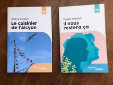 Lot 2 romans, édition en gros caractère, Viriginie Grimaldi & Andrea Camilleri