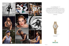 PUB ADVERTISING ROLEX OYSTER PERPETUAL LADY-DATEJUST GRACE KELLY MODE 2 PAGES