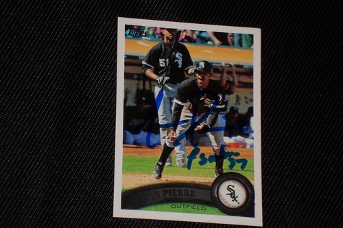 Juan pierre 2011 topps signed - juan,