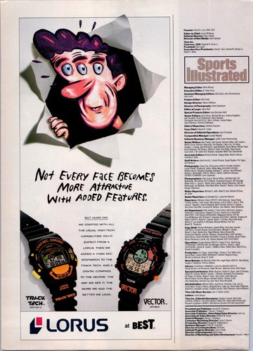 1993 lorus track tech - 1993, •