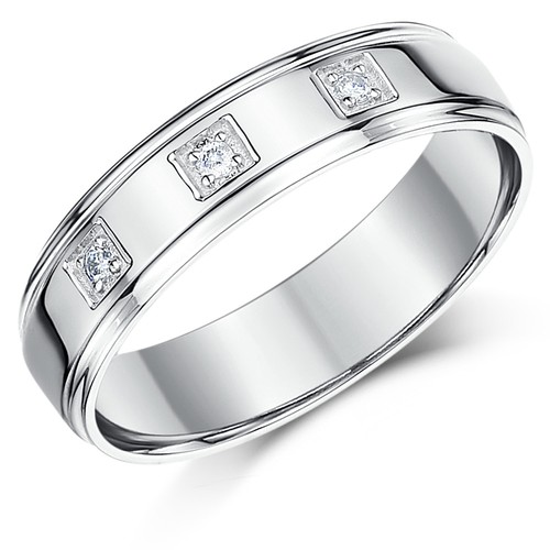 Bague blanc 9 carats - blanc,