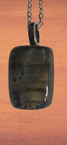 Collier pendentif labradorite - collier,