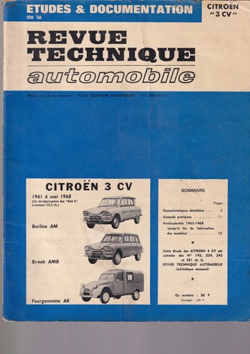 Revue tech auto - tech., "3