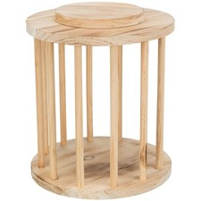 Rouleau mangeoire à foin, herbes et paille pour rongeurs D:20cm/H:23cm.