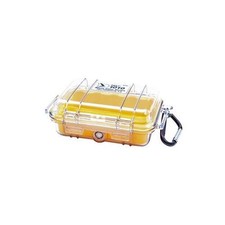 Micro Case 1010 Transparent/Jaune Liner, Peli, 1010 Transparent/Jaune