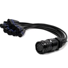 Assistant Perso. Con 25 Pôle Mâle À 12 Speakons. Van Damme Noir Series Enceinte